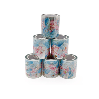 Karet Transparan Satu Sisi Dapat Disesuaikan Washi Tape
