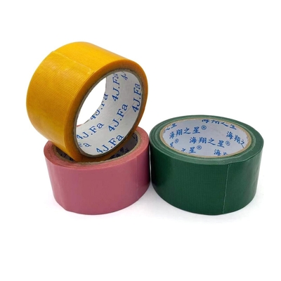 Pabrik Duct Tape Kain Sisi Tunggal Multicolor yang Dapat Disesuaikan